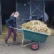 I&A onderzoekt fysieke belasting bij werkzaamheden in paardenstallen op een manege.